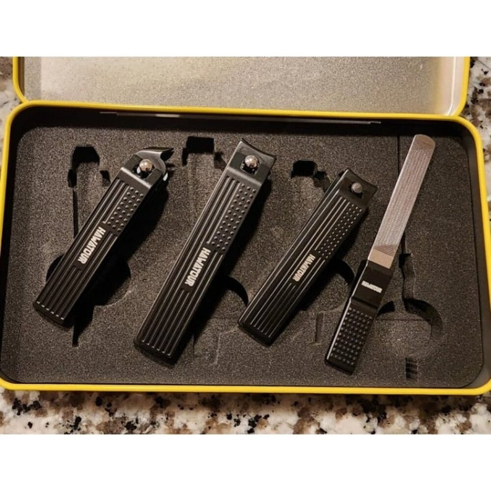 New Manicure Set Pedicure Kit, Heavy Duty Zinc Alloy Stainless Steel Finger